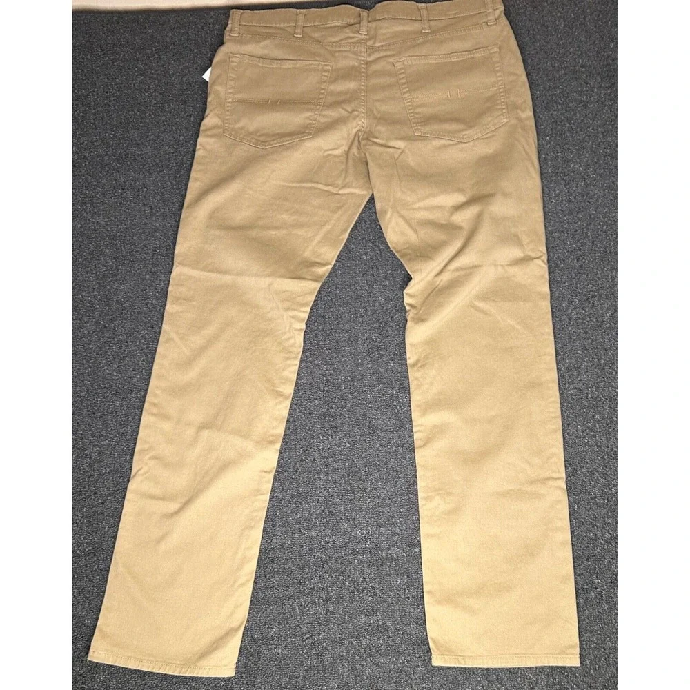 US Polo Assn‎ Active Stretch Slim Straight Pants Mens 38x34 Honey Tan New